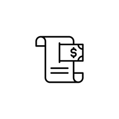 Bill, Invoice, Payment icon, Medical bill, Banking transaction receipt, Online shopping, Procurement expense, Money document file. websites and print media and interfaces. 