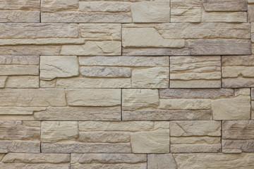 Gray large decorative facing brick, texture, background