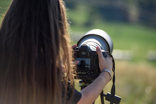 Fototapeta Fotografa professionista