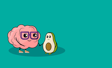 avocado is friends with the brain