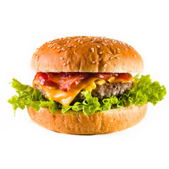  burger on a white background for a restaurant site8