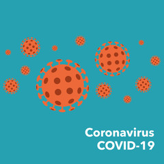Coronavirus (COVID-19). Vector illustration.
