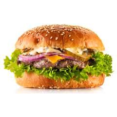  burger on a white background for a restaurant site7
