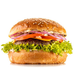  burger on a white background for a restaurant site6