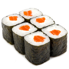rolls on a white background for a restaurant menu45