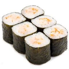 rolls on a white background for a restaurant menu46