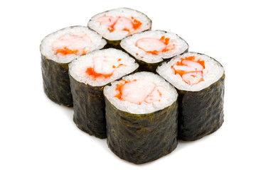 rolls on a white background for a restaurant menu43