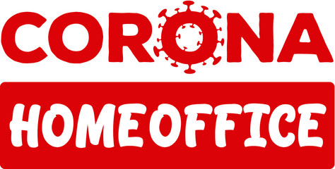 Corona virus homme office work