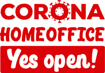 Corona virus homme office work