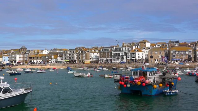 St Ives Cornwall holiday vacation England UK 4K