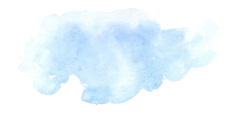 Textured light blue oval, hand drawn blue watercolor ellipse, oval - obrazy, fototapety, plakaty