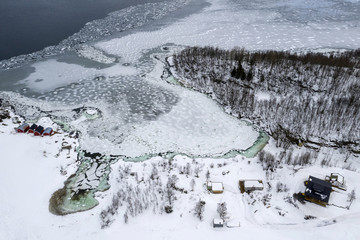 Norway Evenskjer in winter