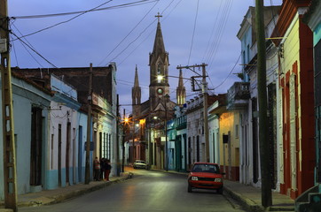 Camaguey at night, Cuba - 332382769