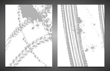 Grunge tire offroad backgrounds