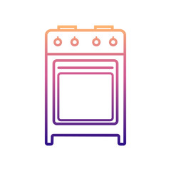 gas oven nolan icon. Simple thin line, outline vector of Appliances icons for ui and ux, website or mobile application