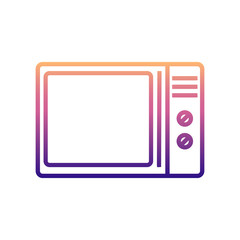 microwave nolan icon. Simple thin line, outline vector of Appliances icons for ui and ux, website or mobile application