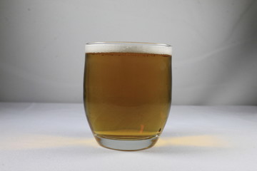 glass of beer isolated on white background