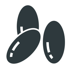 medical tablets black icon on white background