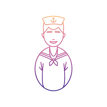avatar sailor nolan icon. Simple thin line, outline vector of Avatars icons for ui and ux, website or mobile application
