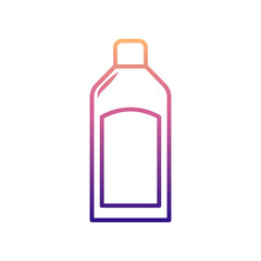 bottle of alcohol nolan icon. Simple thin line, outline vector of BOTTLE icons for ui and ux, website or mobile application