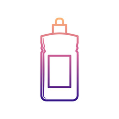 dishwashing liquid nolan icon. Simple thin line, outline vector of BOTTLE icons for ui and ux, website or mobile application