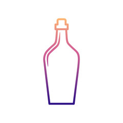 bottle of water nolan icon. Simple thin line, outline vector of BOTTLE icons for ui and ux, website or mobile application