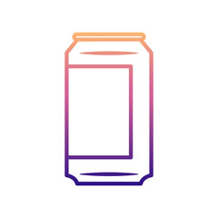 can nolan icon. Simple thin line, outline vector of BOTTLE icons for ui and ux, website or mobile application