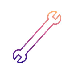 wrench nolan icon. Simple thin line, outline vector of Cars service and repair parts icons for ui and ux, website or mobile application