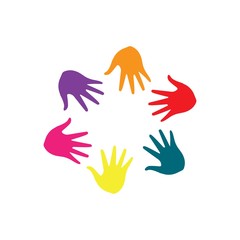 Obraz premium Hand Care Logo