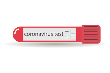  Coronavirus Covid-19 test result. 