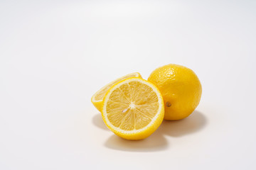 レモン 白背景