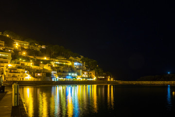 Yachts and sailboats in Estartit, Girona, Catalonia, Spain.