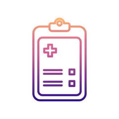 Obraz premium hospital registration nolan icon. Simple thin line, outline vector of Hospital icons for ui and ux, website or mobile application