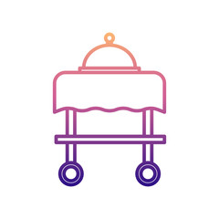 tray tray nolan icon. Simple thin line, outline vector of hotel icons for ui and ux, website or mobile application