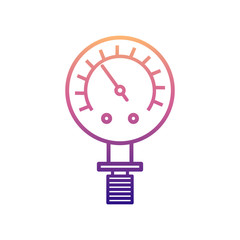 manometer nolan icon. Simple thin line, outline vector of Measuring Instruments icons for ui and ux, website or mobile application