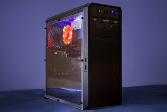 Gaming computer case external
