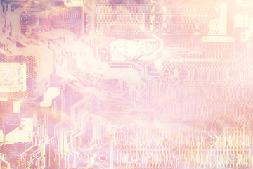 Obraz premium abstract microelectronics background / modern technology concept industry background development