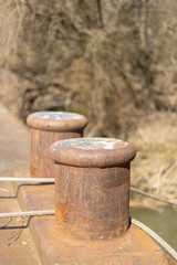 Old Rusty Metal Ship Part