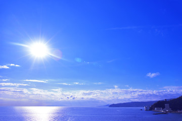 Obraz premium 青空と陽光 02