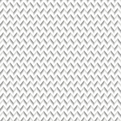 Abstract geometric zigzag 3D shadow seamless pattern in black and white. Vector eps10