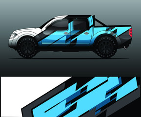 truck decal graphic wrap vector, abstract background