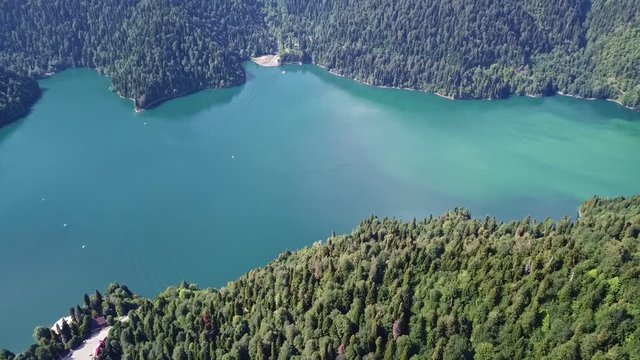 25.07.2018 Lake Ritsa Abkhazia shooting height.