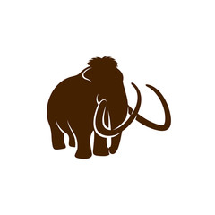 Mammott logo design vector template. Silhouette of Mammott design illustration