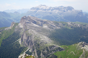 dolomiti mountain landscape in summer