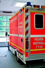 Rettungswagen in Bereitschaft