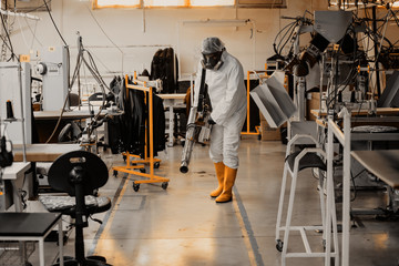 State of emergency over pandemia with coronavirus.