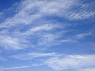 blue sky with white clouds