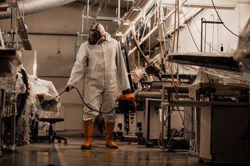 State of emergency over pandemia with coronavirus.