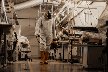 State of emergency over pandemia with coronavirus.