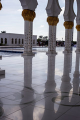 Shaikh Zayed Grand Mosque in Abu Dhabi, Vereinte arabische Emirate.